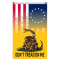 1776 We the People "Don't Tread on Me" Vertical Flag, 5 x 3 ft