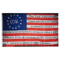 1st Amendment 1776 Betsy Ross (Distressed) Flag, 3 x 5 ft
