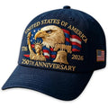 250th Anniversary (1776-2026) Commemorative Hat (Navy)