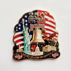 250th Anniversary (1776-2026) Commemorative, Liberty Bell & Lady Liberty Magnet, photo 3