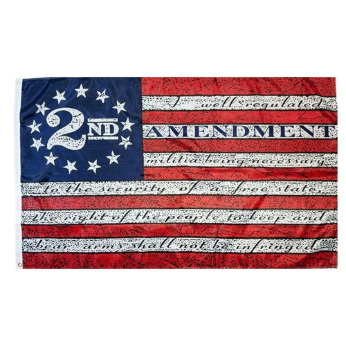 2nd Amendment Betsy Ross Flag, 3 x 5 ft