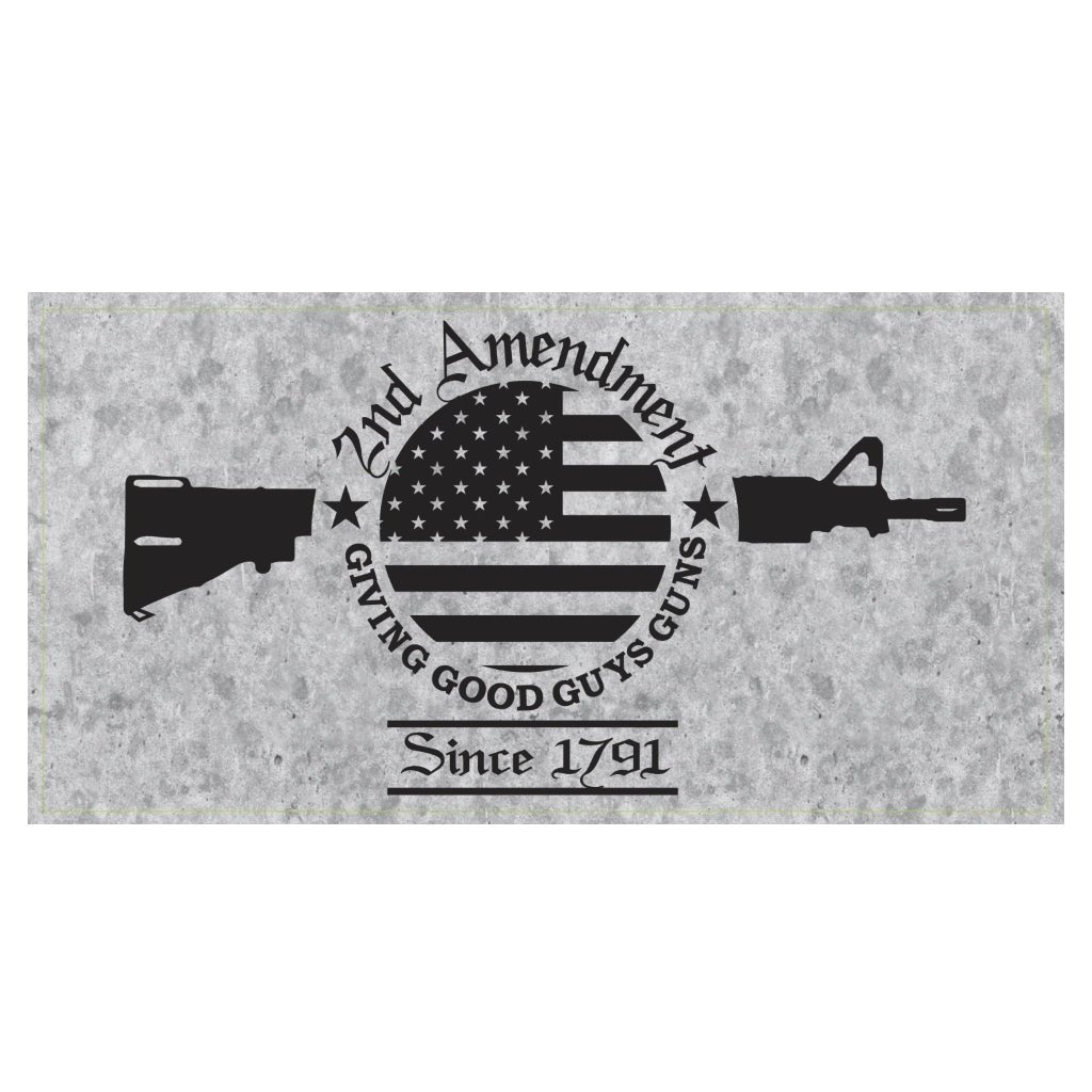 2nd Amendment Giving Good Guys Guns Since 1791 Sticker