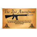 2nd Amendment Parchment DTOM Flag, 3 x 5 ft