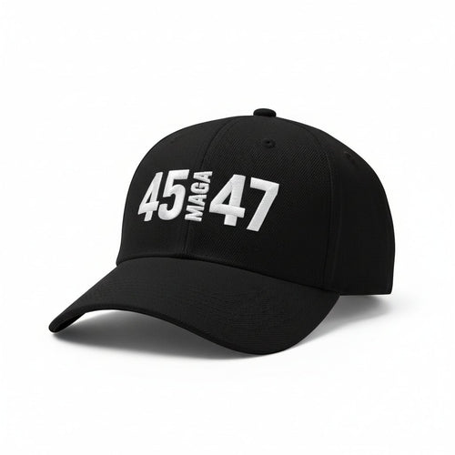 45 MAGA 47 Hat (Black)