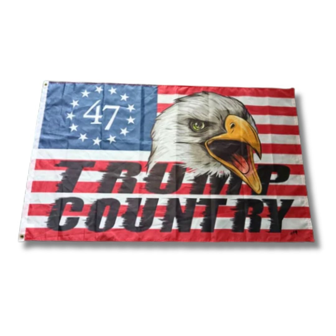 47 Trump Country USA Eagle Flag