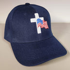American Flag Cross Hat (Navy)