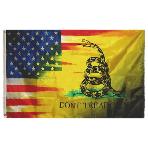 American Gadsden 'Don't Tread on Me' Flag, 3 x 5 ft