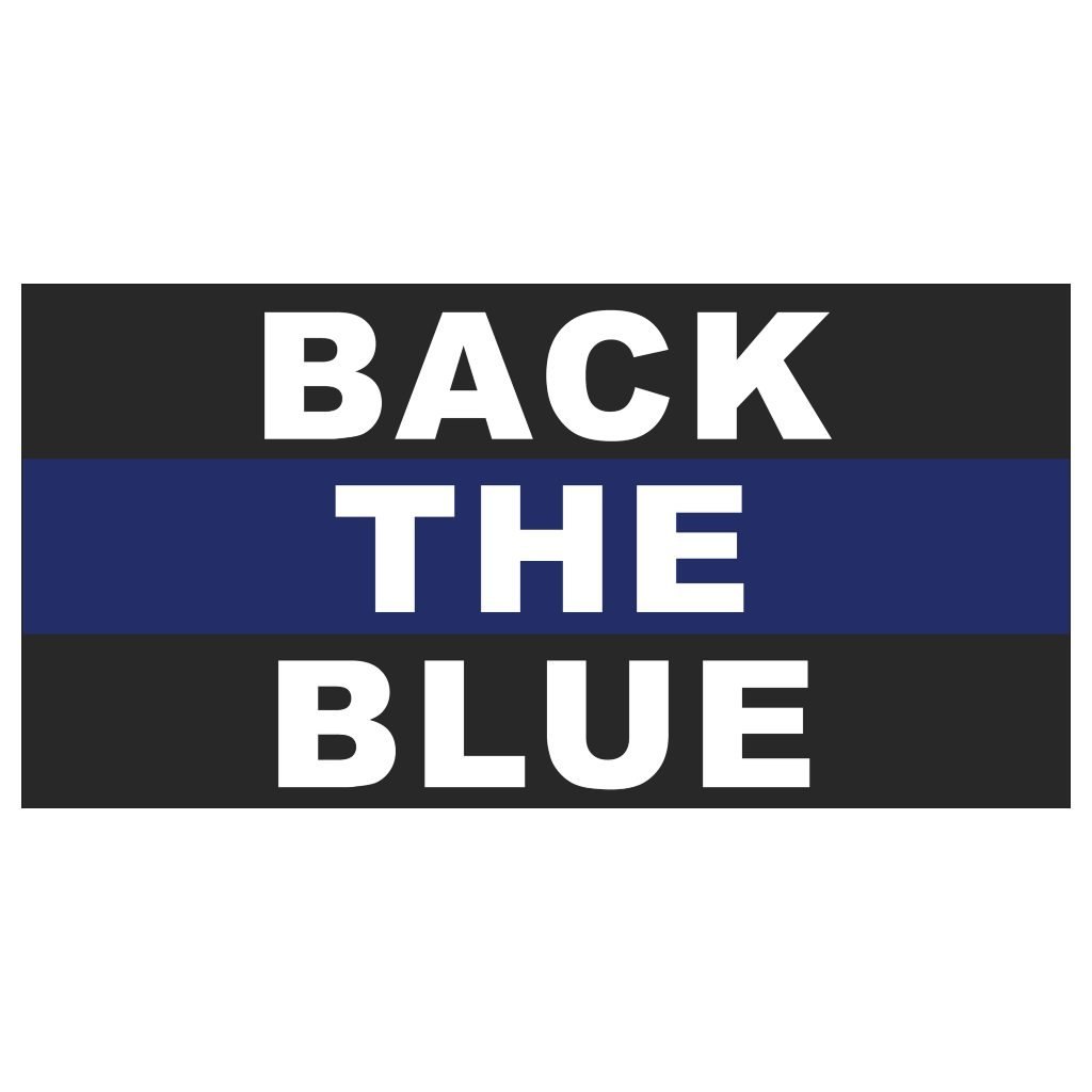 Back the Blue Sticker