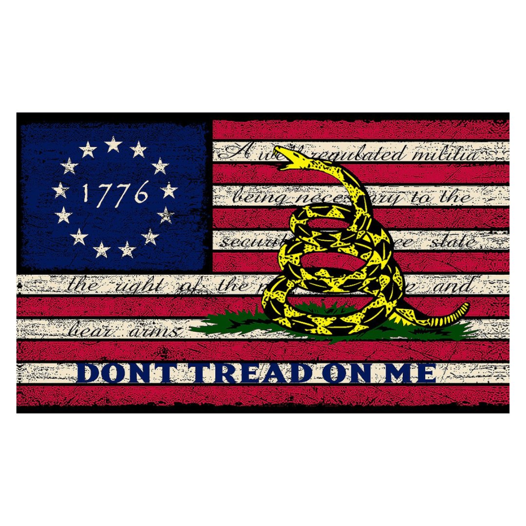 Betsy Ross 1776 Gadsden Vintage Flag, 3 x 5 ft, photo 2