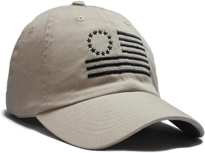 Betsy Ross Flag Hat (Khaki)