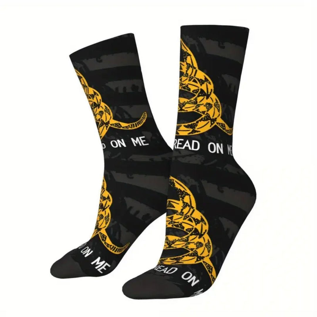 Blackout Gadsden Don't Tread On Me Socks