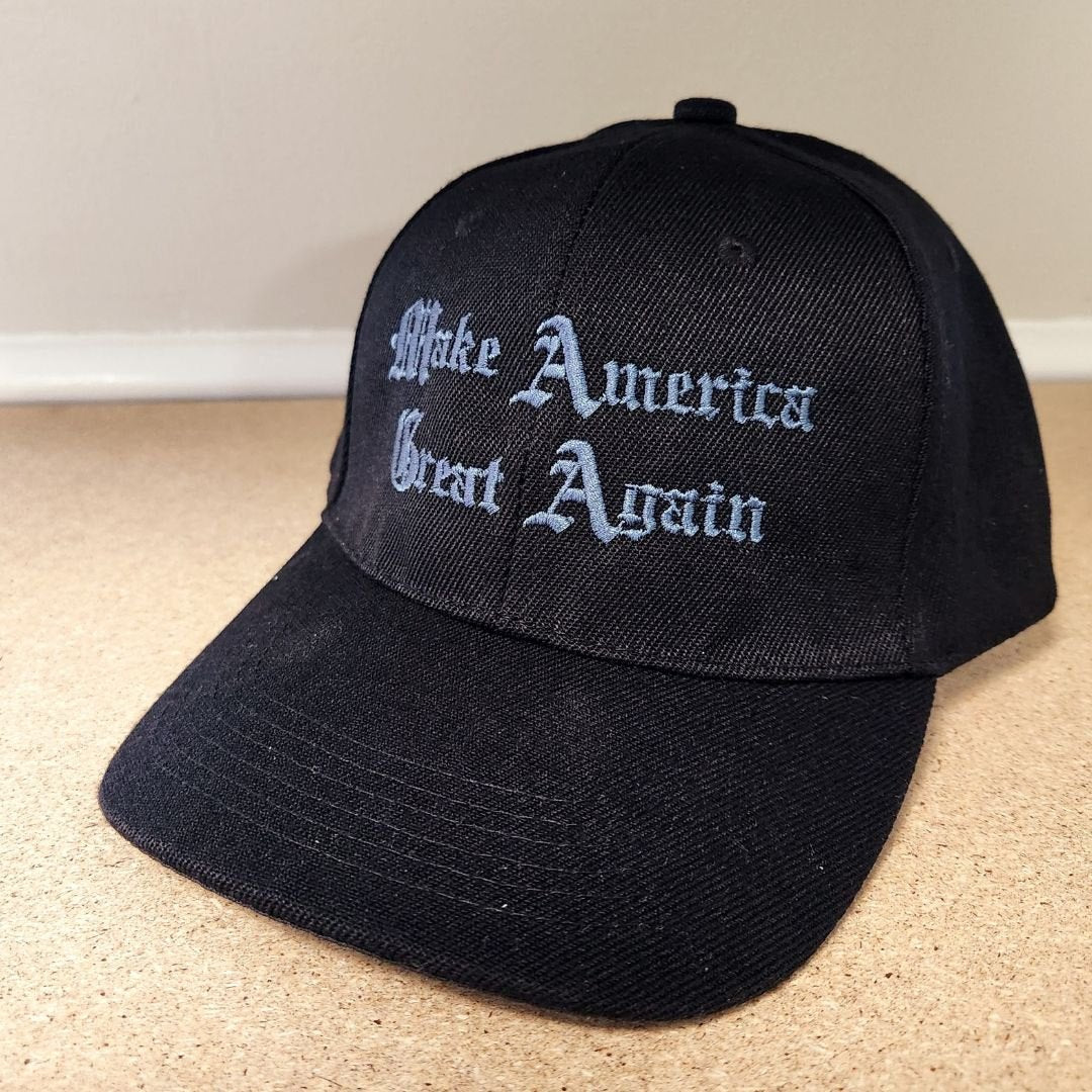 Dark Make America Great Again (Goth Font) Hat