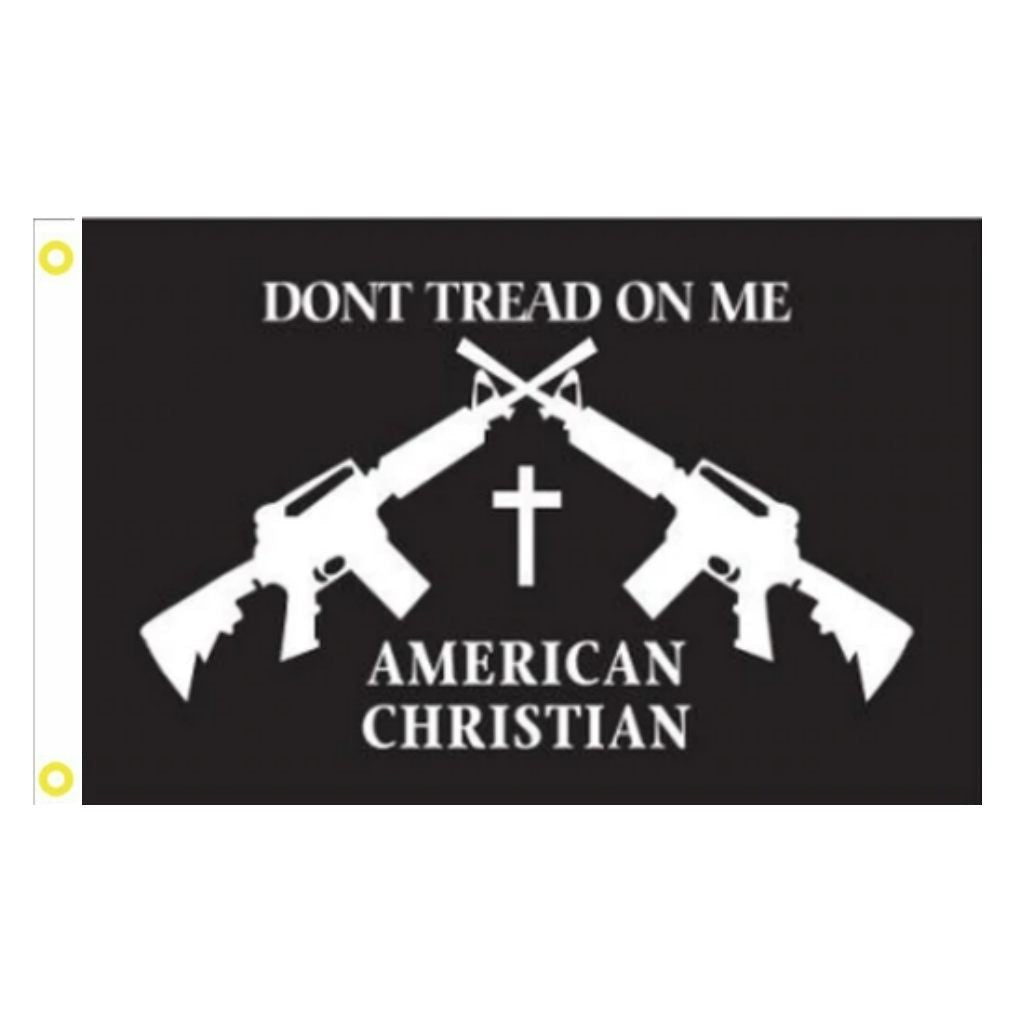 Don't Tread on Me American Christian Flag, 3 x 5 ft