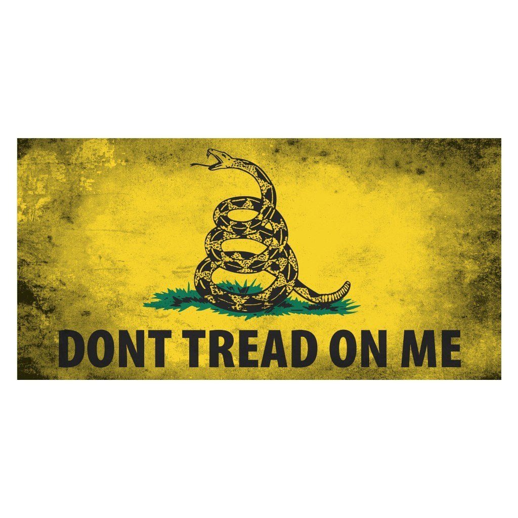 Don't Tread on Me (Distressed) Sticker