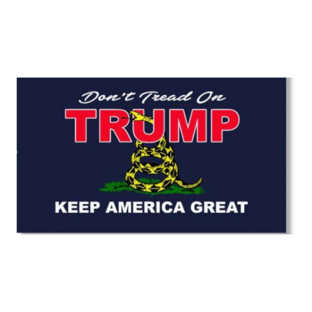 Don't Tread on Trump Keep America Great Flag, 3 x 5 ft