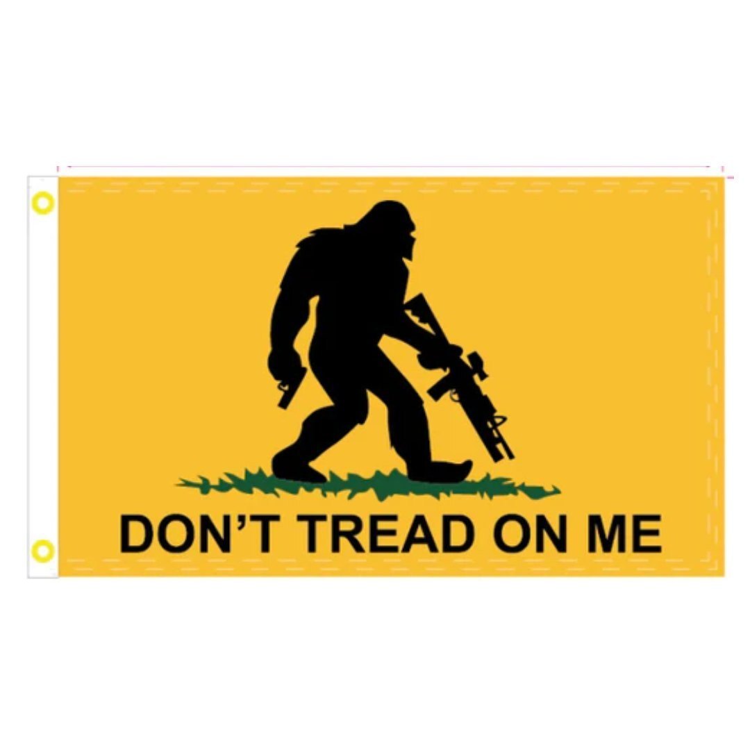 DTOM Sasquatch Gadsden 2A Flag, 3 x 5 ft