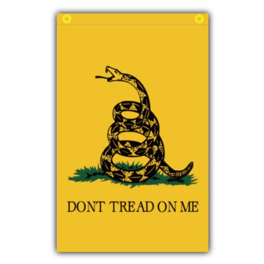 Gadsden "Don't Tread on Me" Garden Flag, 12 x 18 in