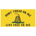 Gadsden Don't Tread on Me, Live Free or Die Bumper Sticker