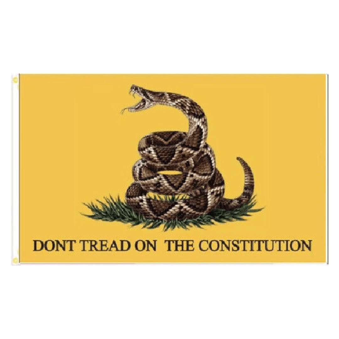 Gadsden Don't Tread on the Constitution Flag, 3 x 5 ft