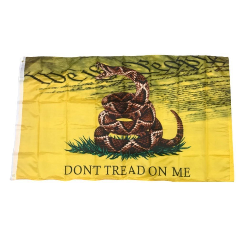 Gadsden We the People Don't Tread on Me Flag, 3 x 5 ft