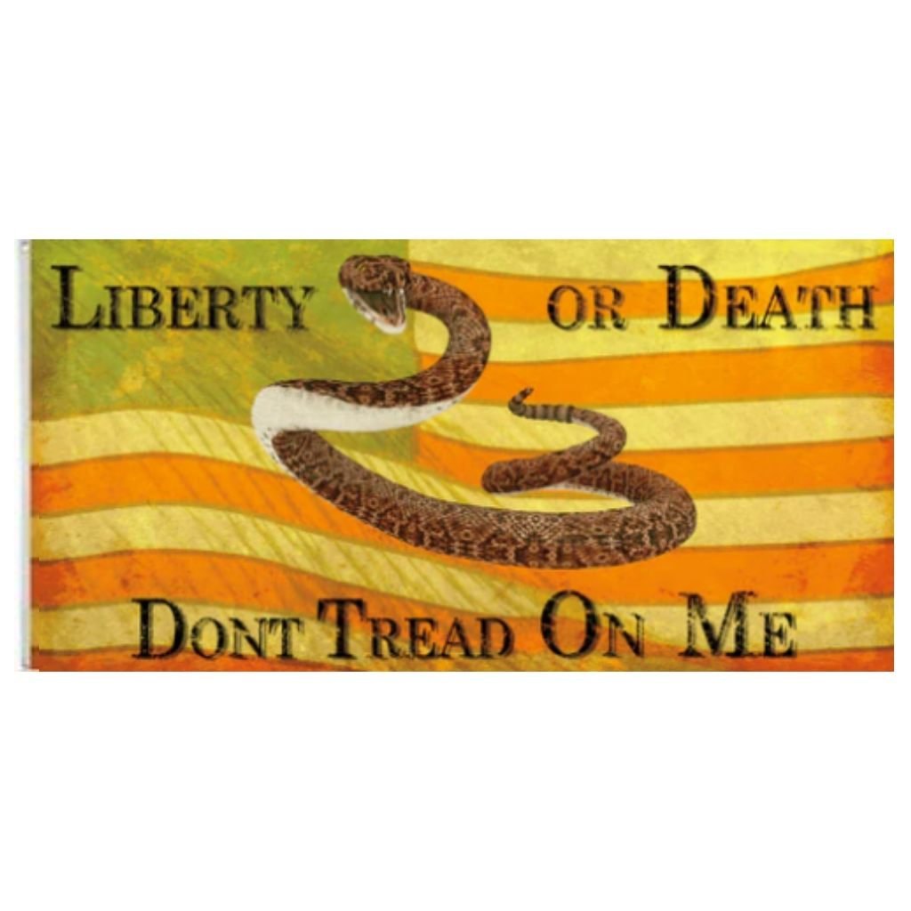 Historic Liberty or Death DTOM American Flag, 3 x 5 ft