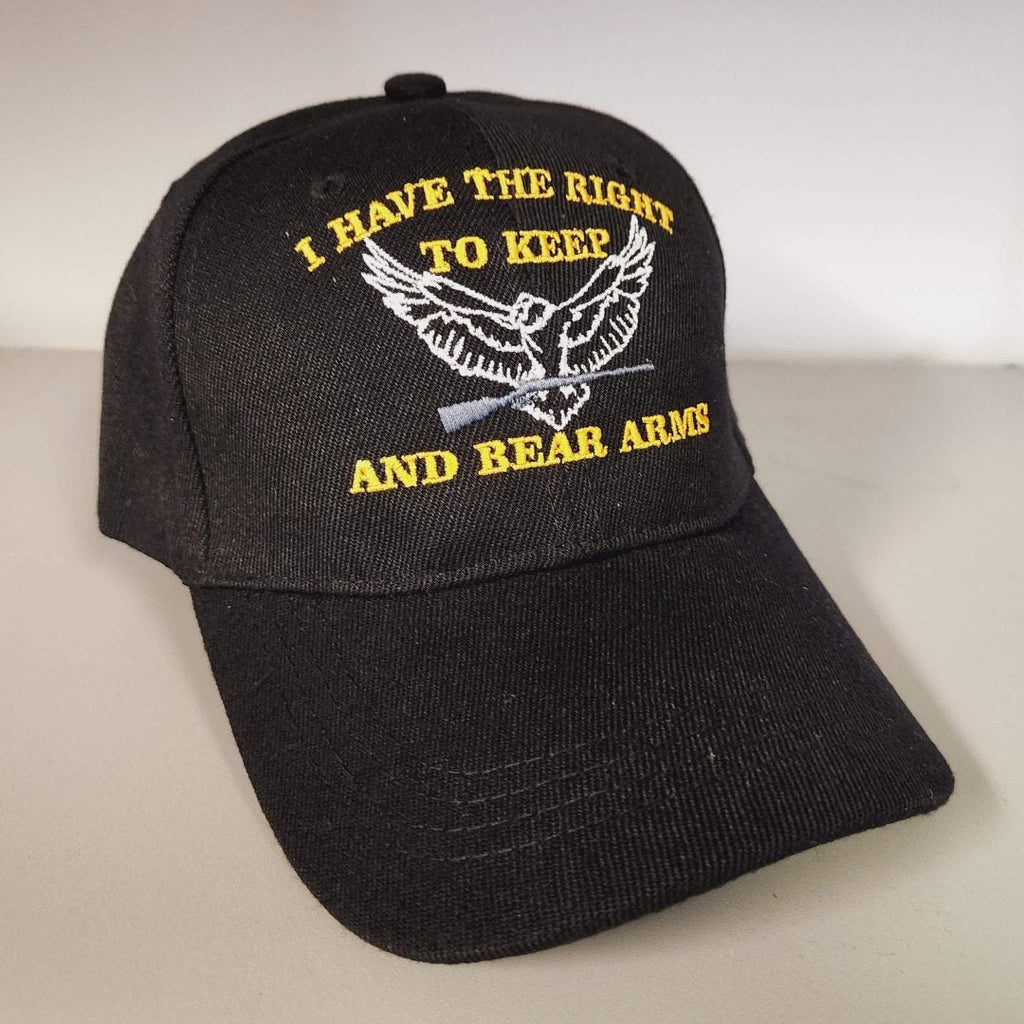 I Have the Right to Keep and Bear Arms Hat (Black)