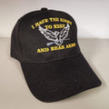 I Have the Right to Keep and Bear Arms Hat (Black)