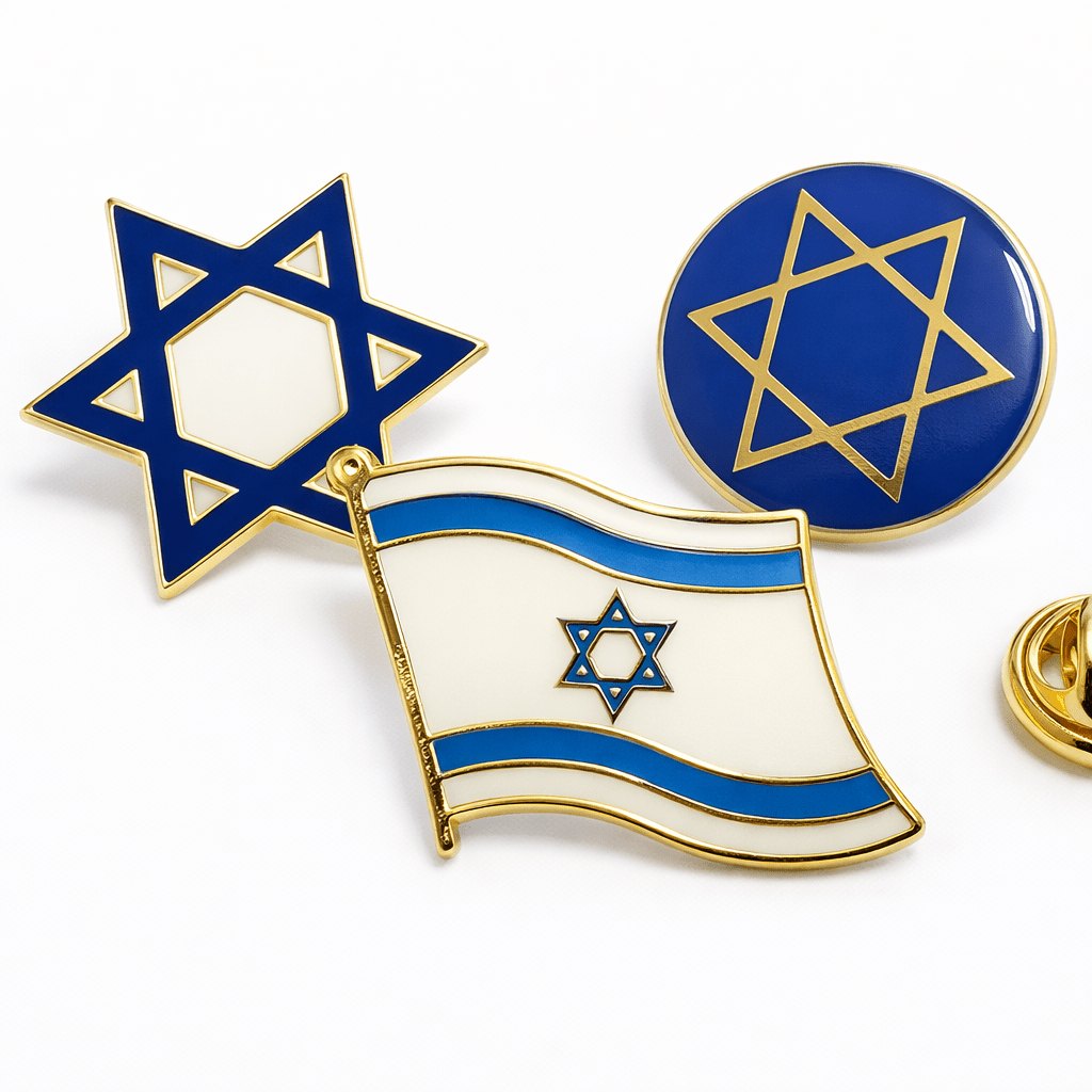 Israel Star of David Lapel Pin
