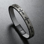 Leather Cross Bracelet, photo 4