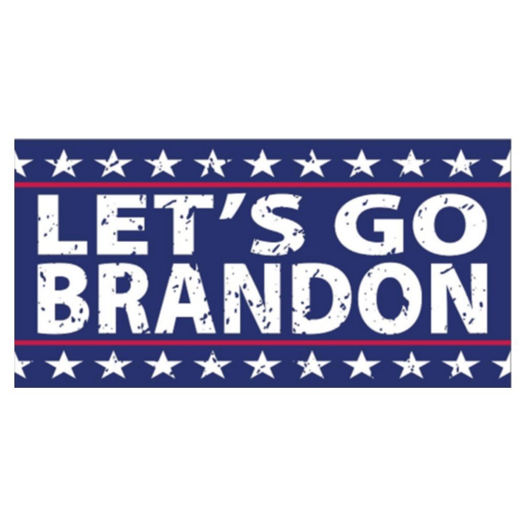 Let's Go Brandon (Stars) Bumper Sticker