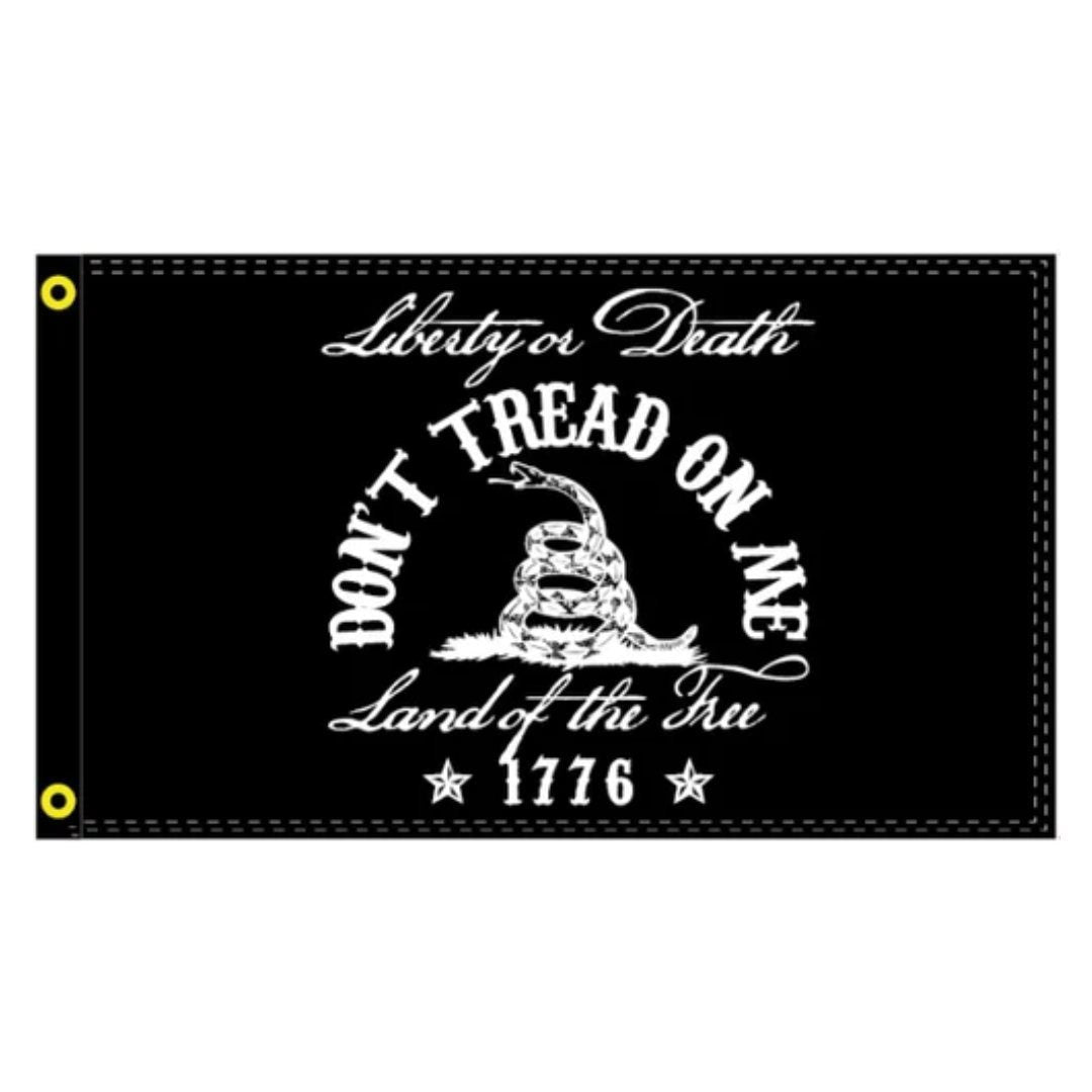 Liberty or Death, Land of the Free Gadsden Flag, 3 x 5 ft