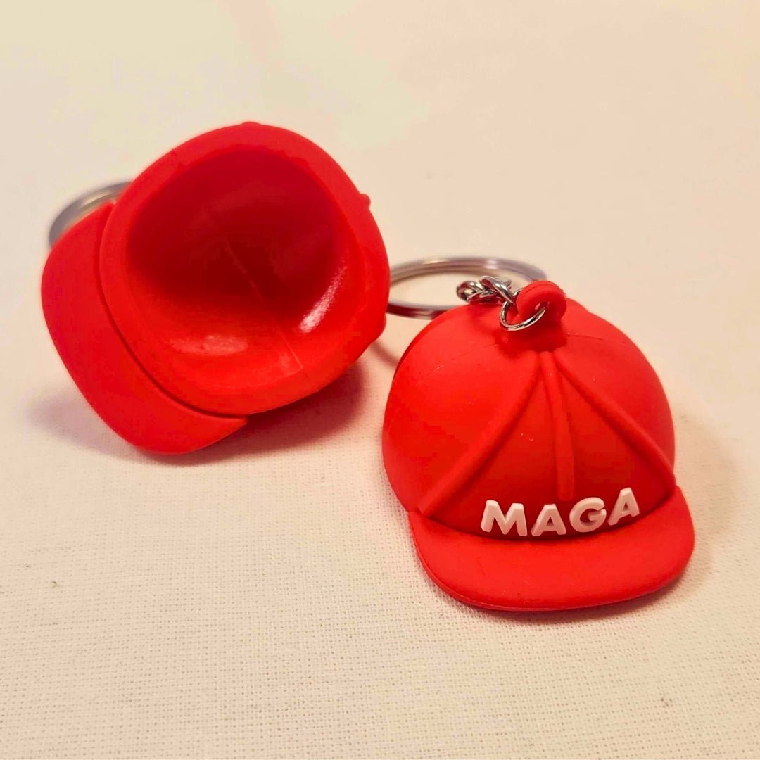 MAGA Hat Keychain
