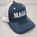 MAGA Mesh Hat (Blue/White)