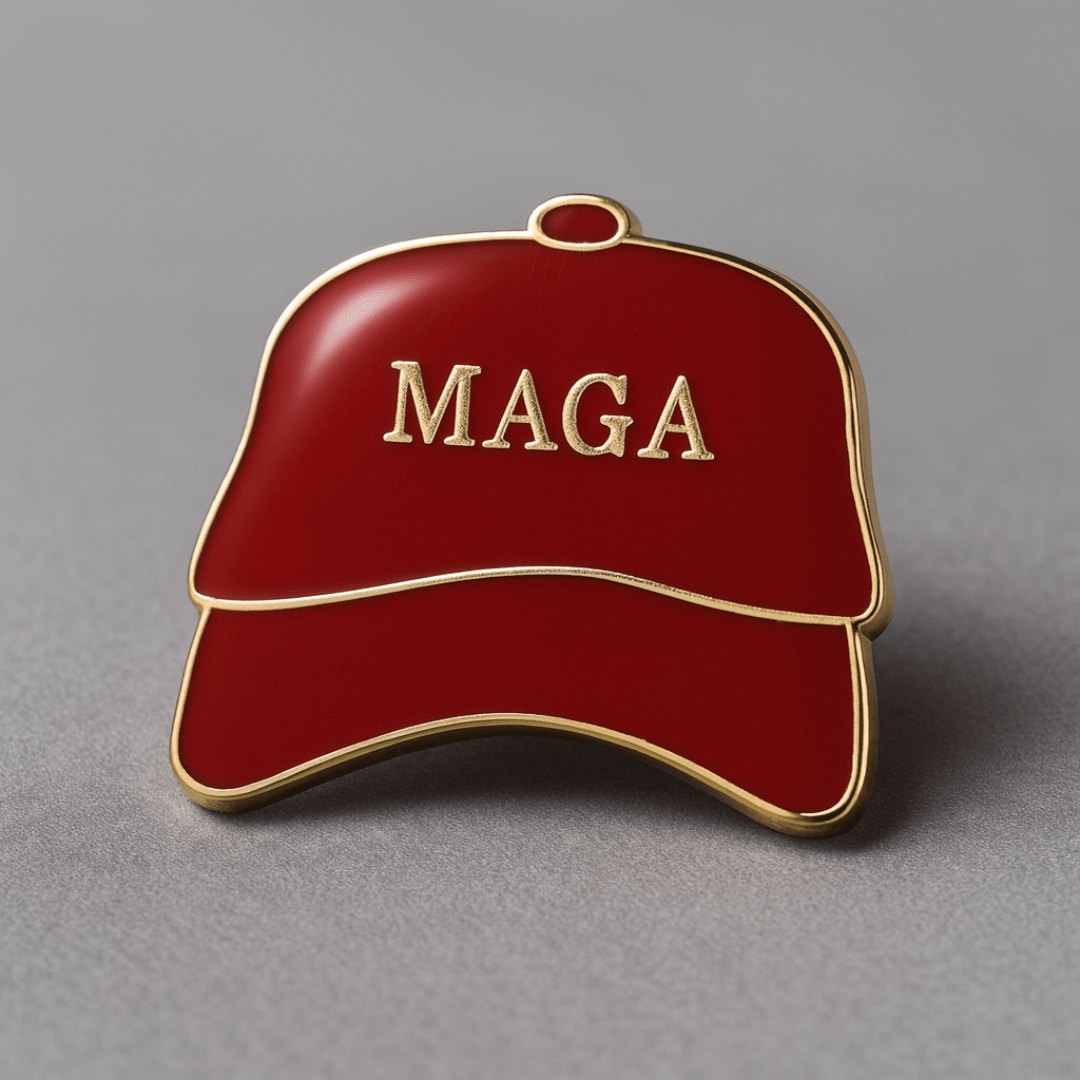MAGA Red Hat Lapel Pin, photo 2