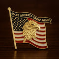 Make America Great Again Flag & Eagle Lapel Pin