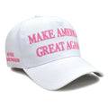 Make America Great Again Hat (White & Flamingo Pink)