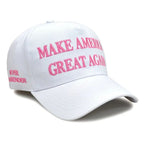 Make America Great Again Hat (White & Flamingo Pink)