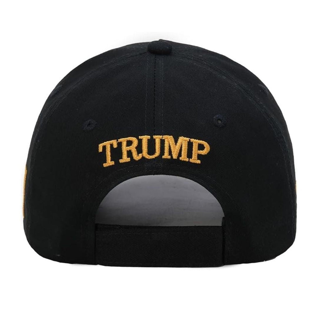 Make America Great Again Never Surrender Hat (Black/Gold), photo 4