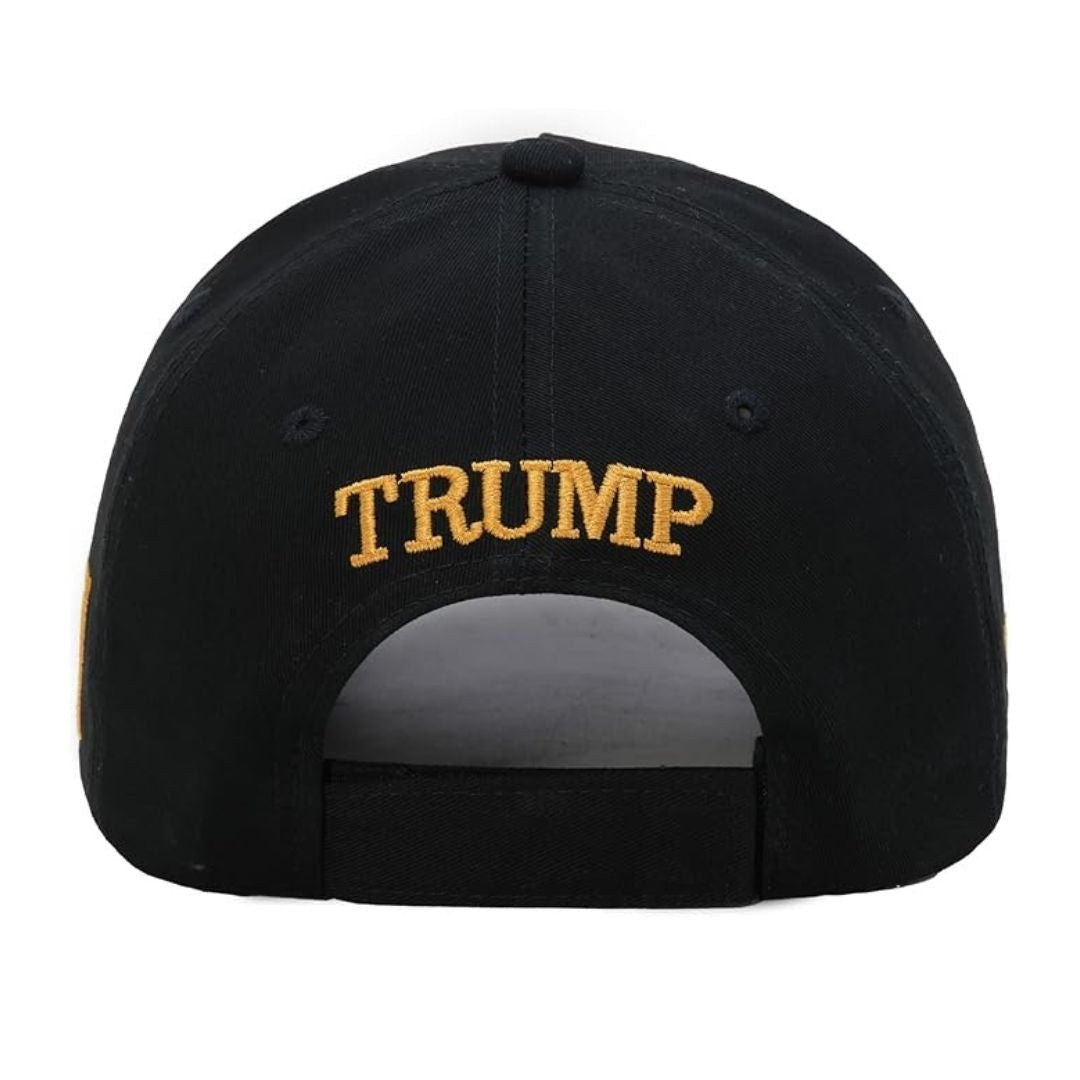 Make America Great Again Never Surrender Hat (Black/Gold), photo 4