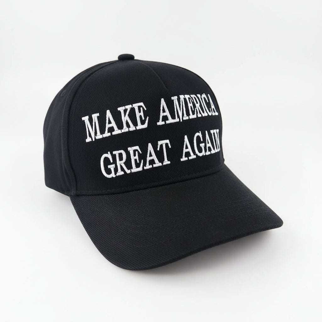 Make America Great Again Never Surrender Hat (Black/White)