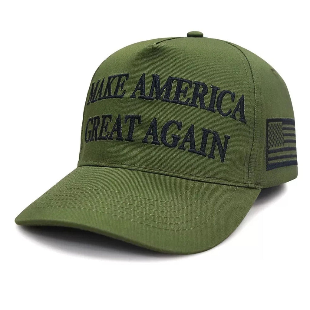 Make America Great Again Never Surrender (Military Green) Hat, photo 2