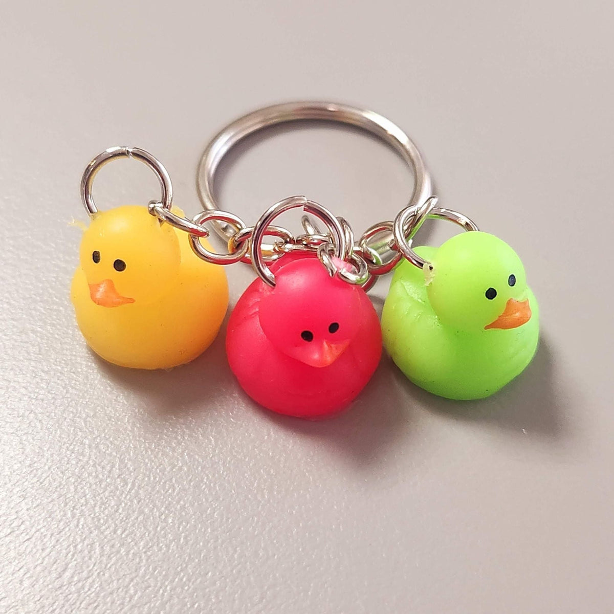 Mini Rubber Duck Keychain
