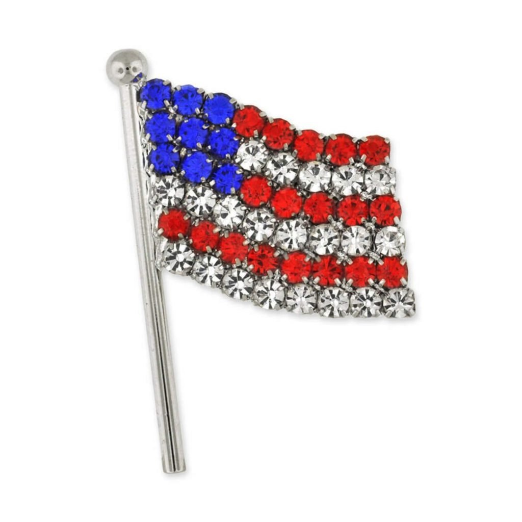 American Flag Brooch Lapel Pin