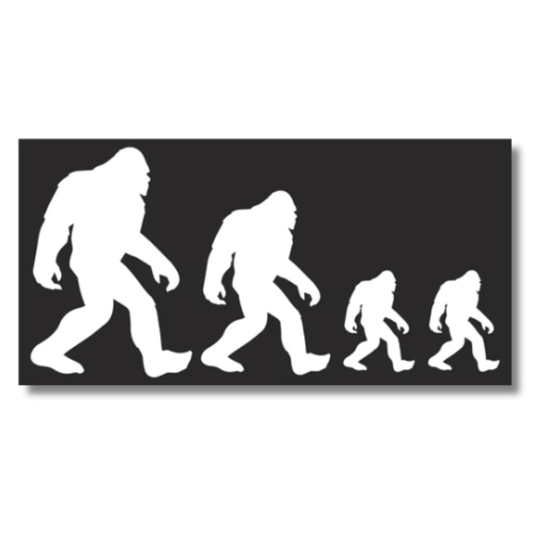Sasquatch Family Bumper Sticker
