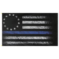 Thin Blue Line Betsy Ross Distressed Flag, 3 x 5 ft
