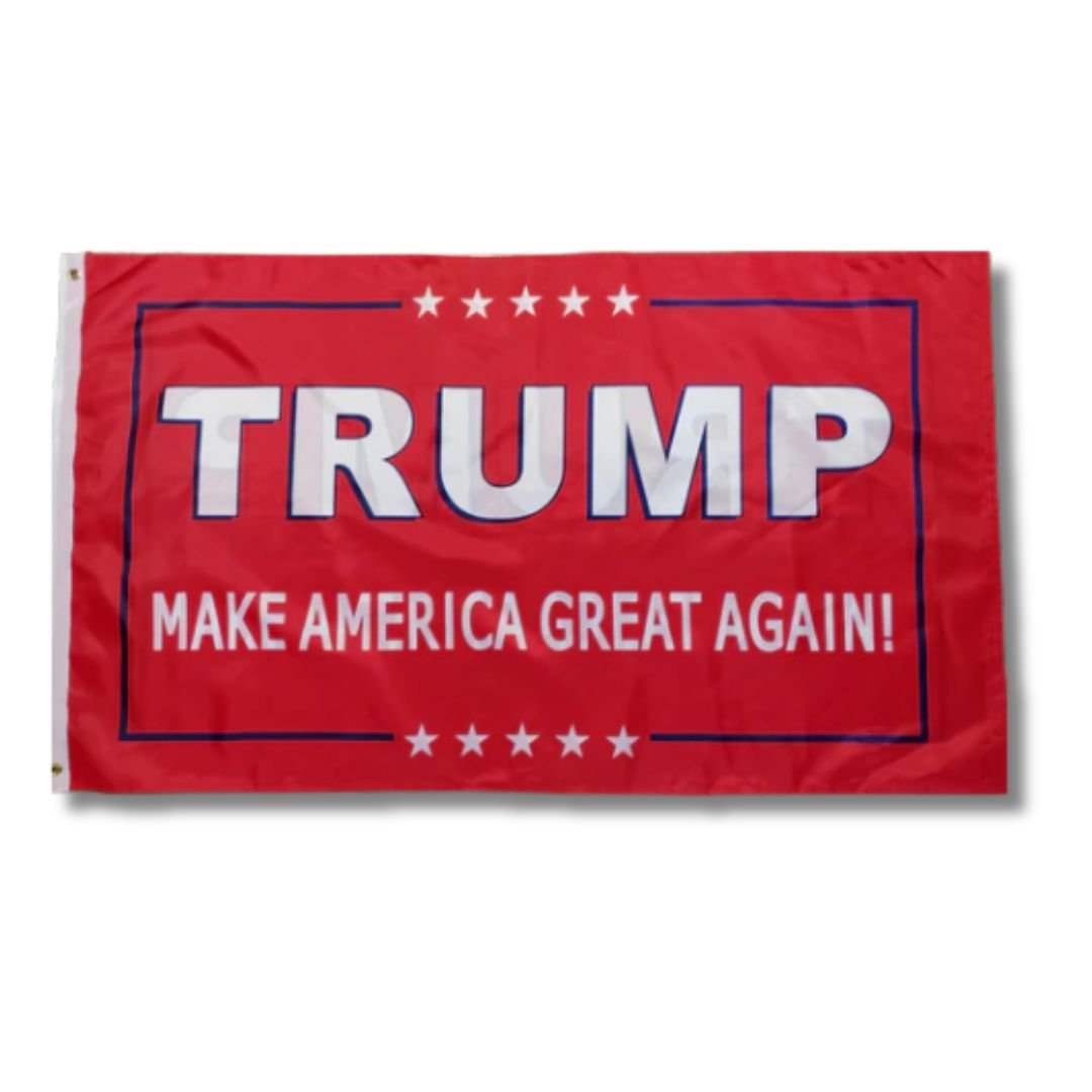 Trump Make America Great Again Flag, 12 x 18 in