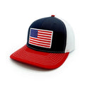 USA Flag Woven Patch, Classic American Pride Hat