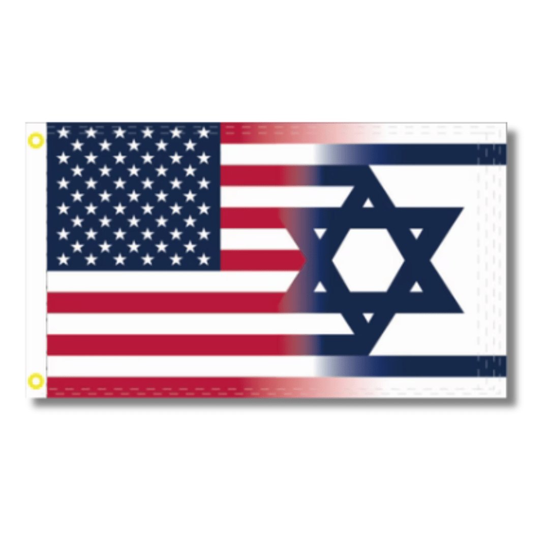 USA Israel Flag, 3 x 5 ft, photo 3