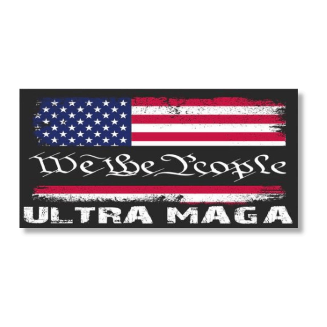 We the People Ultra MAGA Bumper Sticker